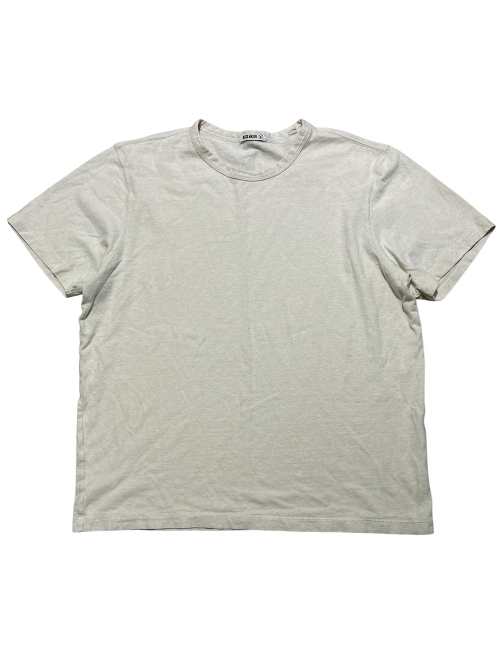 Buck Mason Yuma Hemp T-Shirt Men’s Size XL cream